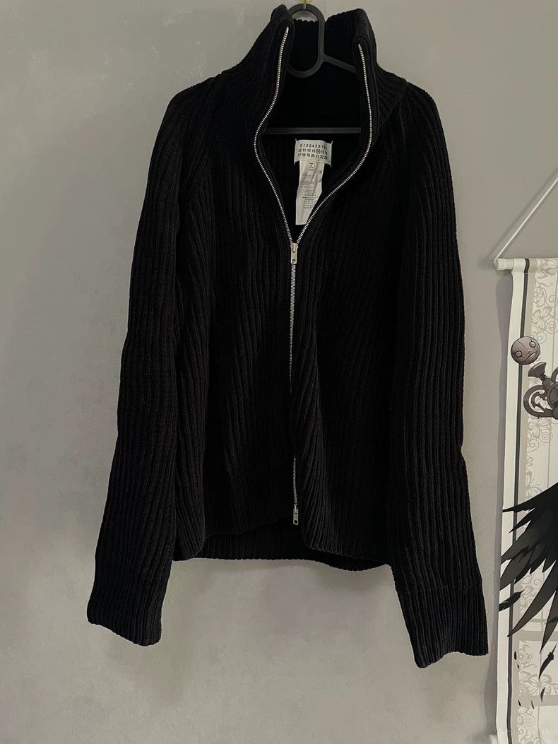 Maison Margiela Maison Margiela High-necked zipper cardigan knitted sweate Size US M / EU 48-50 / 2 - 1 Thumbnail