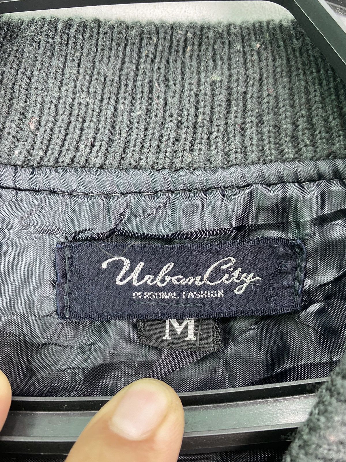 Vintage Vtg 90s Urban City raglan varsity wool jacket Size US M / EU 48-50 / 2 - 5 Thumbnail