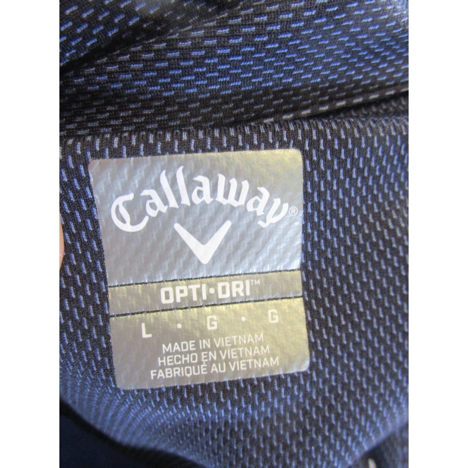 Callaway Callaway Polo Shirt Mens Large Opti Dri Navy Blue Golf Size US L / EU 52-54 / 3 - 7 Thumbnail