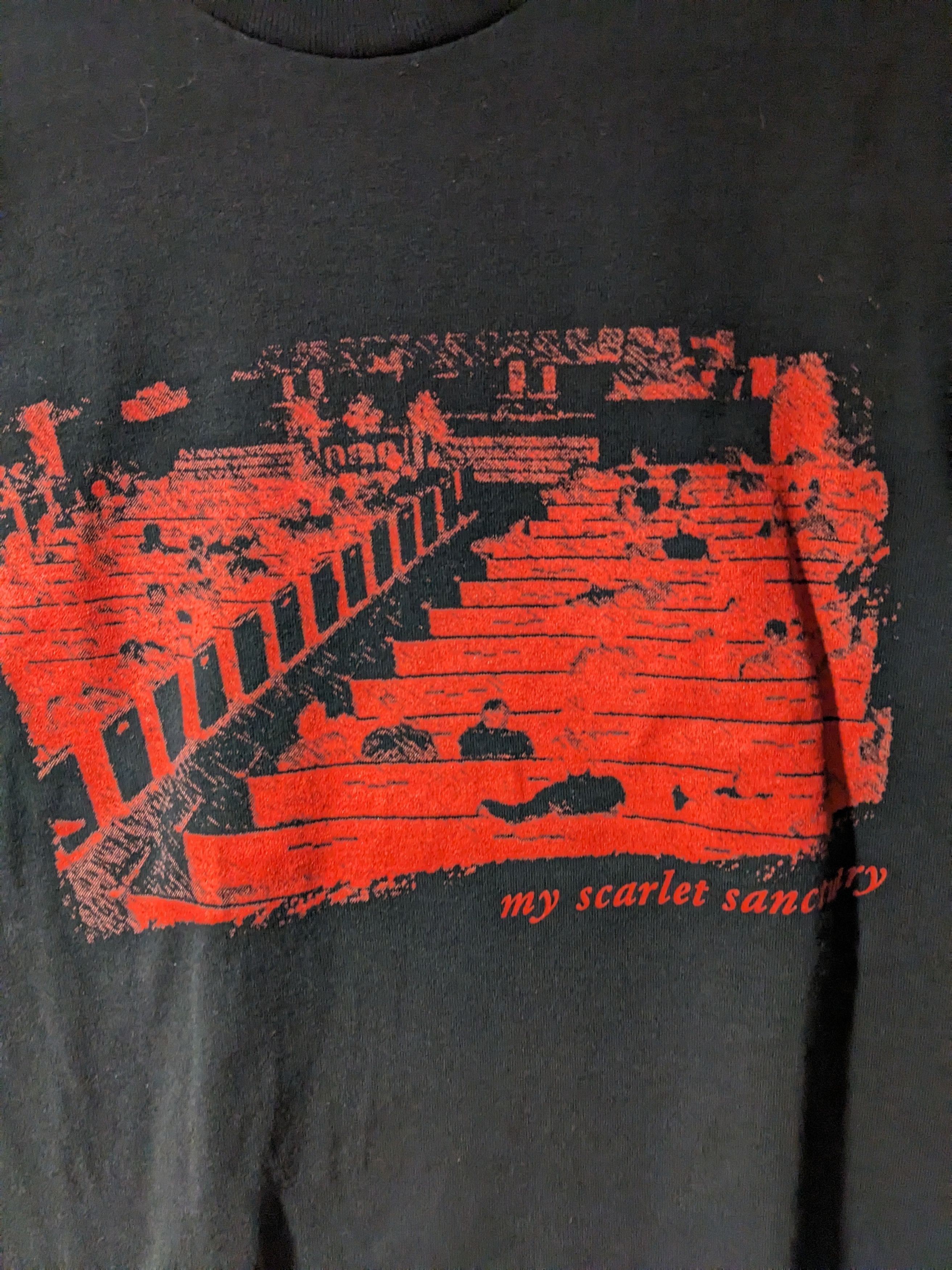 Vintage Y2K My Scalet Sanctuary Black Months 10/12 T-Shirt