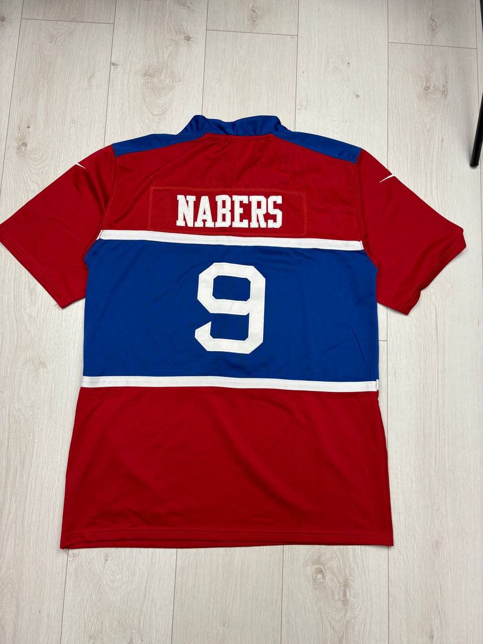 NFL Nike #9 NABERS New York Giants Red Alternate Jersey Size US L / EU 52-54 / 3 - 5 Thumbnail