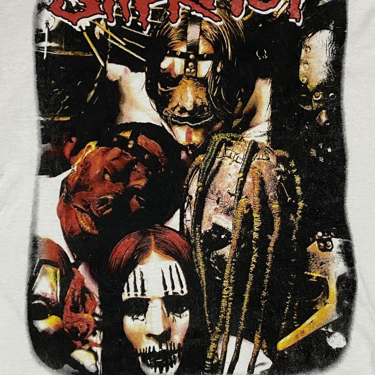 Band Tees V neck slipknot metal band unofficial fan made Size US L / EU 52-54 / 3 - 4 Thumbnail