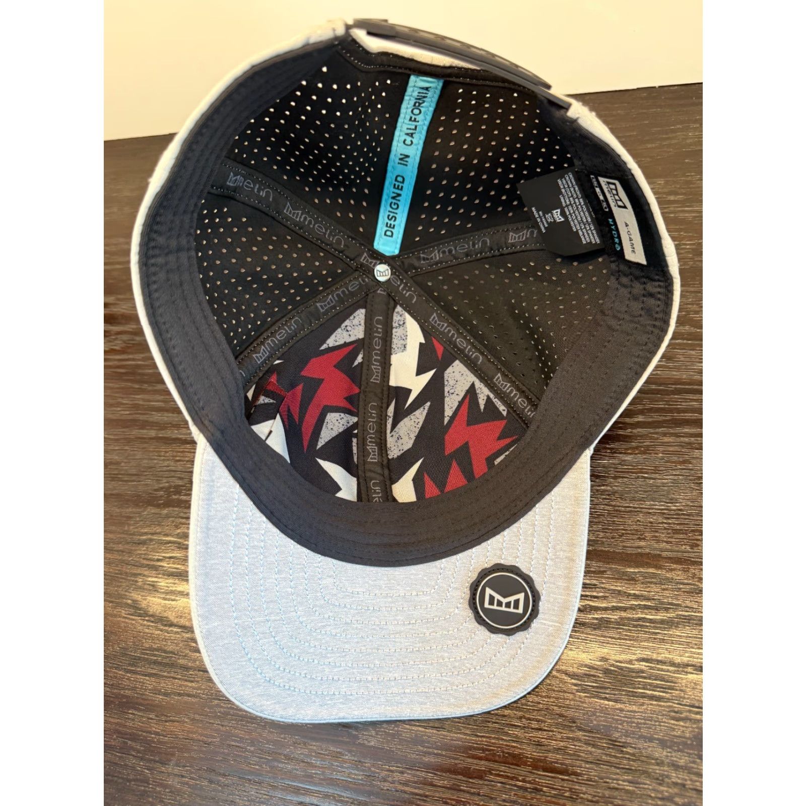melin Melin Hat Cap Mens Classic A-Game Hydro Snapback Gray One Size Adjustable Lightweight Breathable Beach Travel Sports Classic Mens Size ONE SIZE - 7 Thumbnail