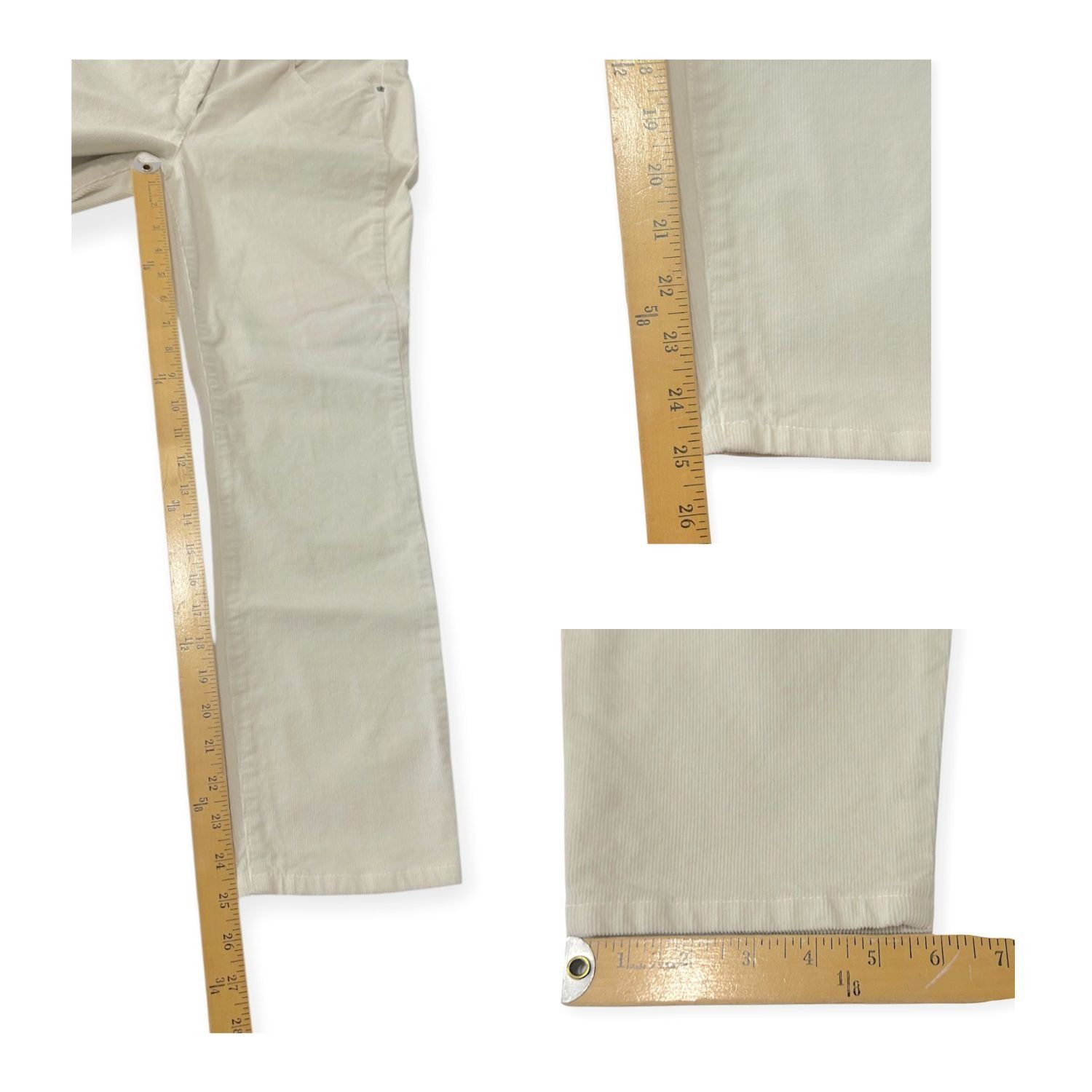 Nili Lotan Nili Lotan Corduroy Bradford Pant, Winter White, Size 4, New Size 27" / US 4 / IT 40 - 13 Thumbnail