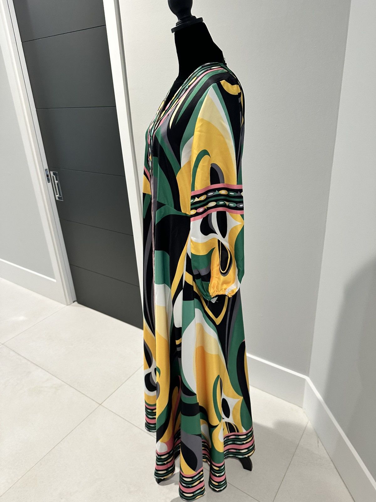 Other N BY Nancy MAXI BALLOON SLEEVE STATEMENT FASHION DRESS Size S / US 4 / IT 40 - 5 Thumbnail