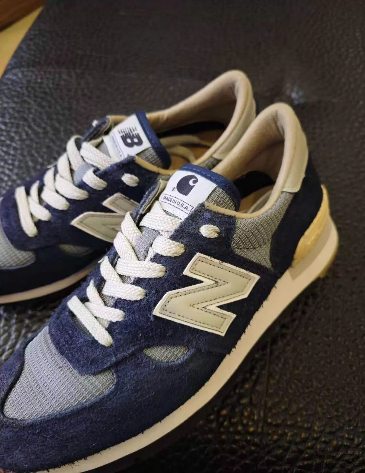 New Balance Carhartt WIP × New Balance 990V1 Navy 43 Size US 10 / EU 43 - 2 Thumbnail