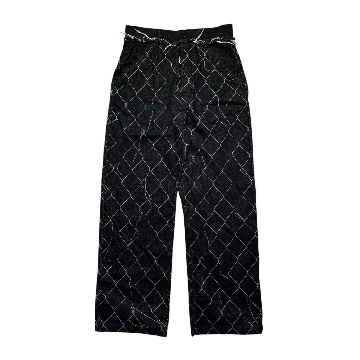AIREI $1,250 Exposed chain link stitch denim Size US 34 / EU 50 - 1 Thumbnail