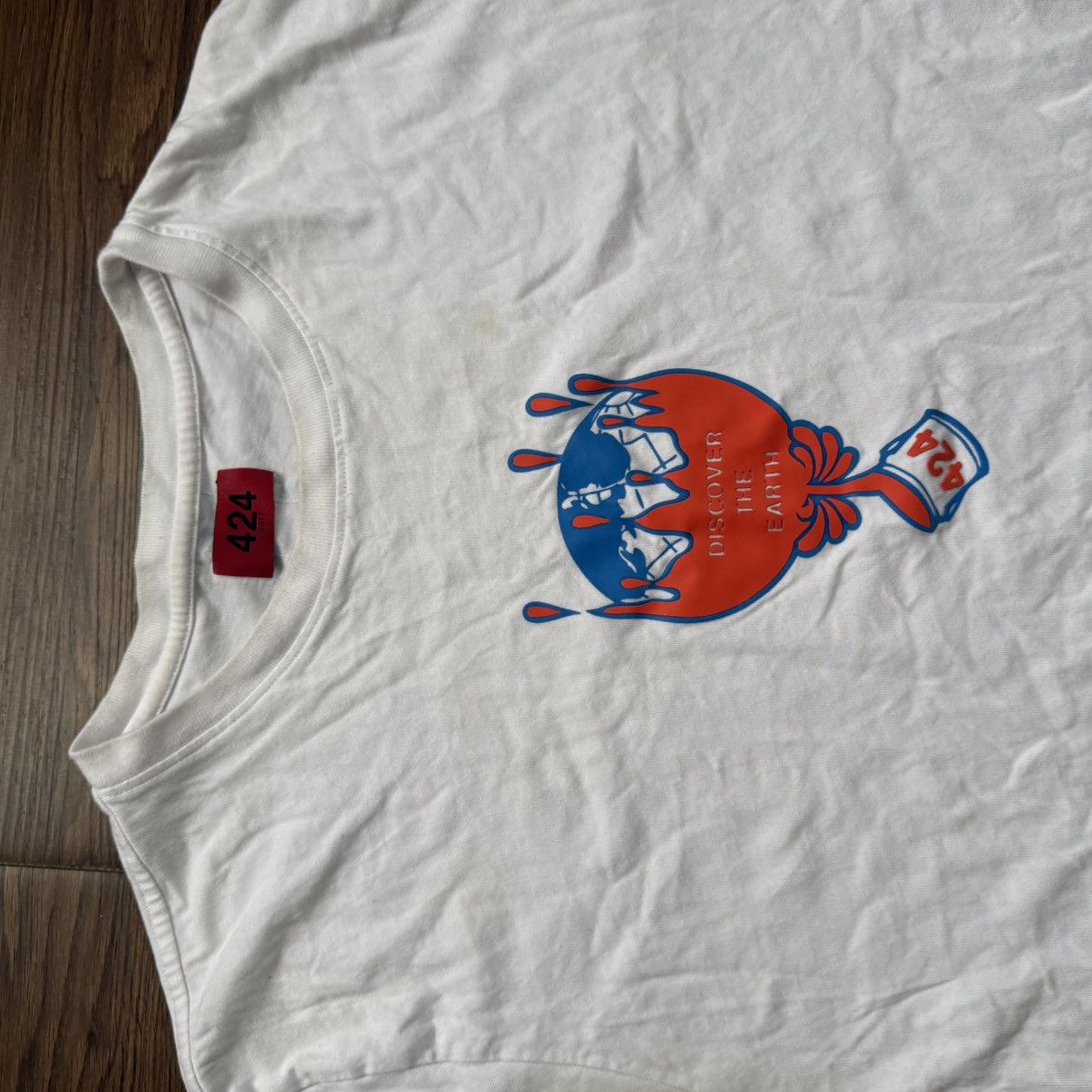 424 424 paint t shirt Size US L / EU 52-54 / 3 - 2 Thumbnail