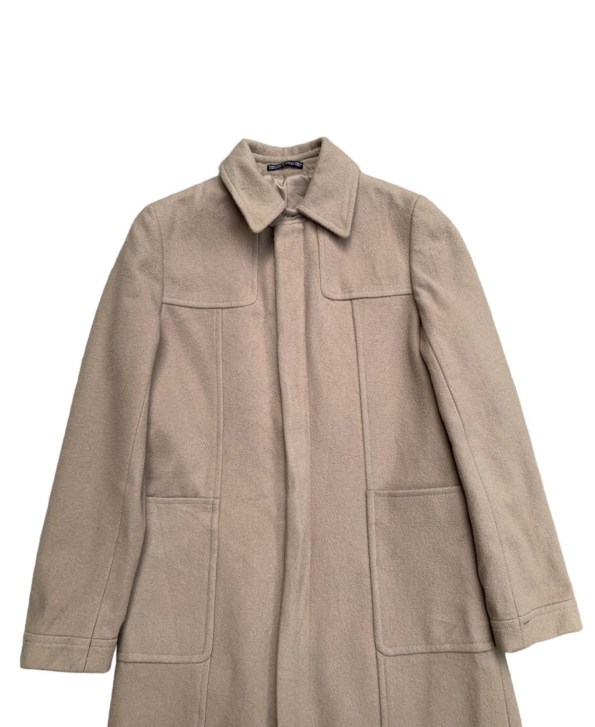 Japanese Brand × Vintage × Yohji Yamamoto Vintage Ined Yohji Yamamoto Wool Long Coat Size S / US 4 / IT 40 - 3 Thumbnail