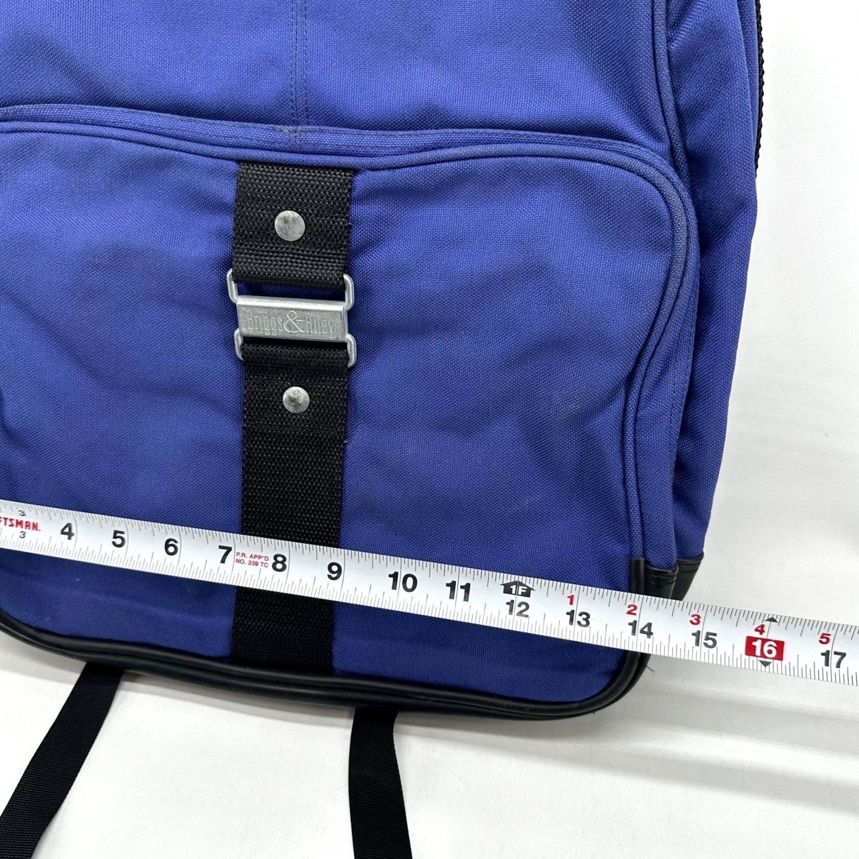 Briggs & Riley Briggs & Riley Backpack Mens Laptop Bag Travel Work Canvas Adjustable Straps Blue 15x8x6 Zip Orb Organizer Padded Laptop Sleeve Size ONE SIZE - 7 Thumbnail