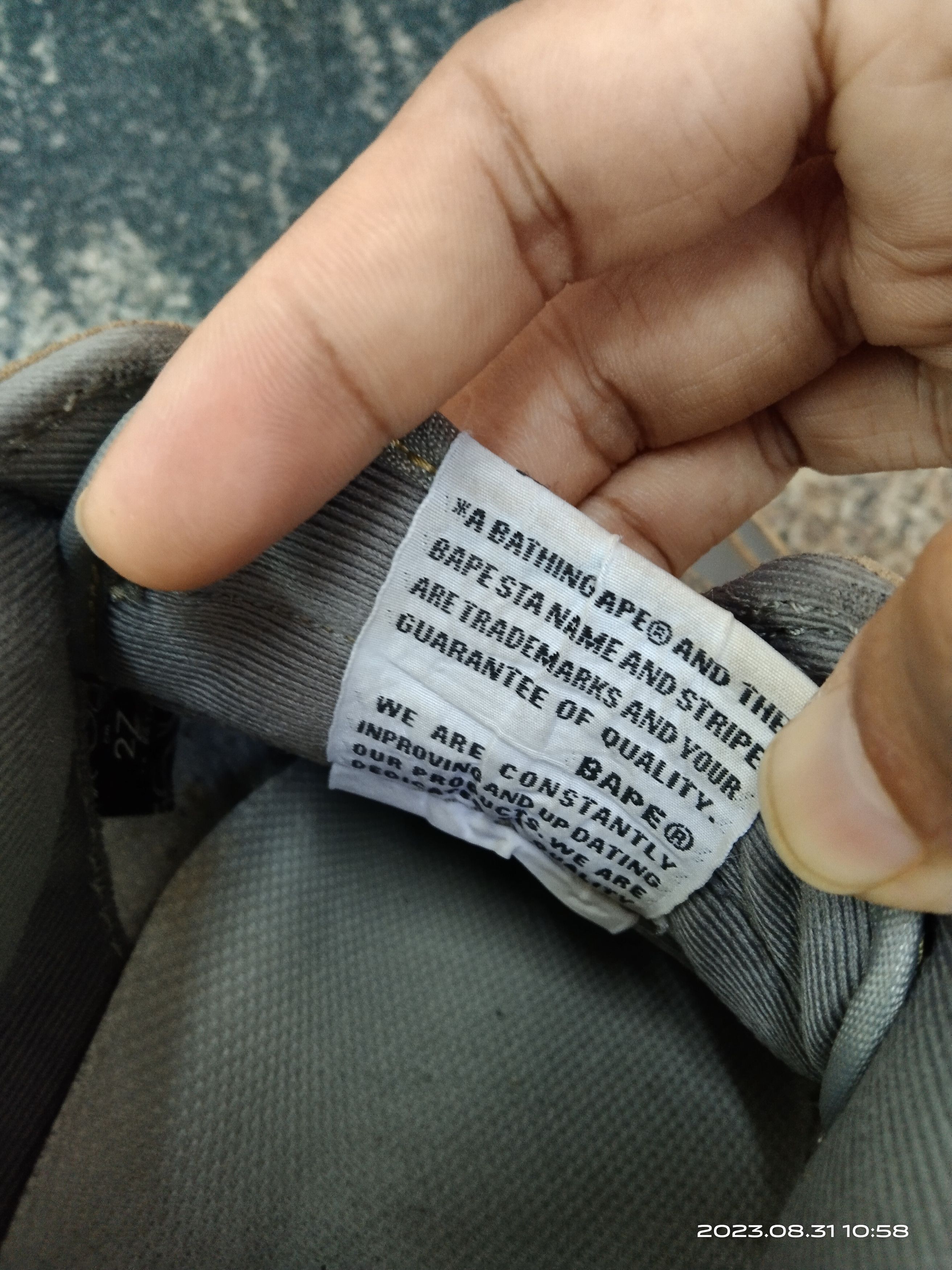 Bape Lettered Bapesta Size US 9 / EU 42 - 9 Thumbnail