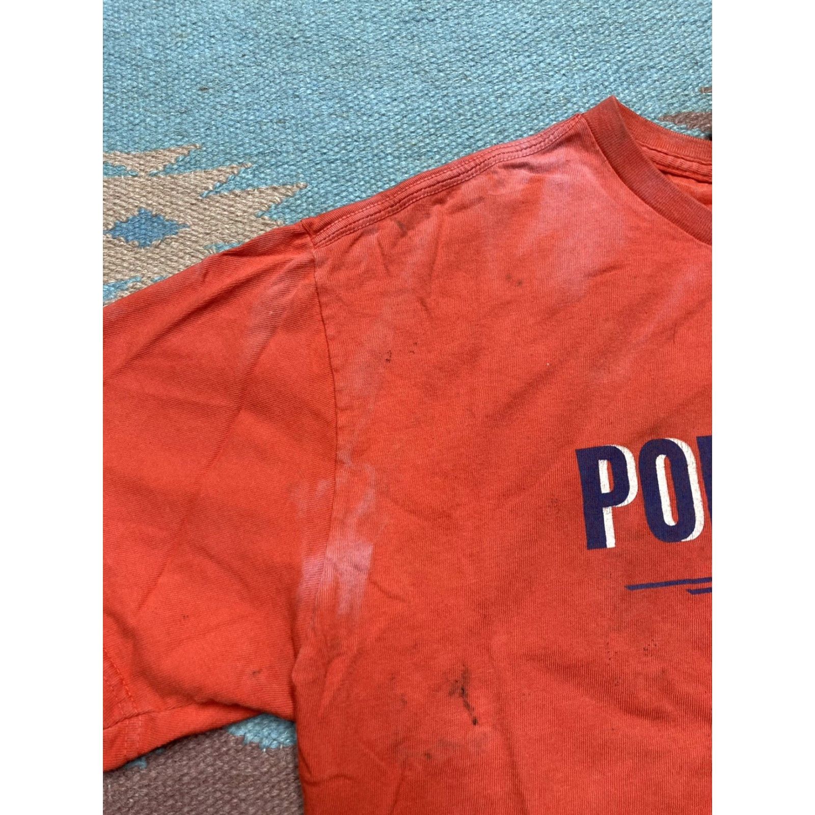 Ralph Lauren VINTAGE Ralph Lauren polo sport graphic t shirt y2k distressed spell out small Men Shirt S Orange Sports Mens Size US S / EU 44-46 / 1 - 7 Thumbnail