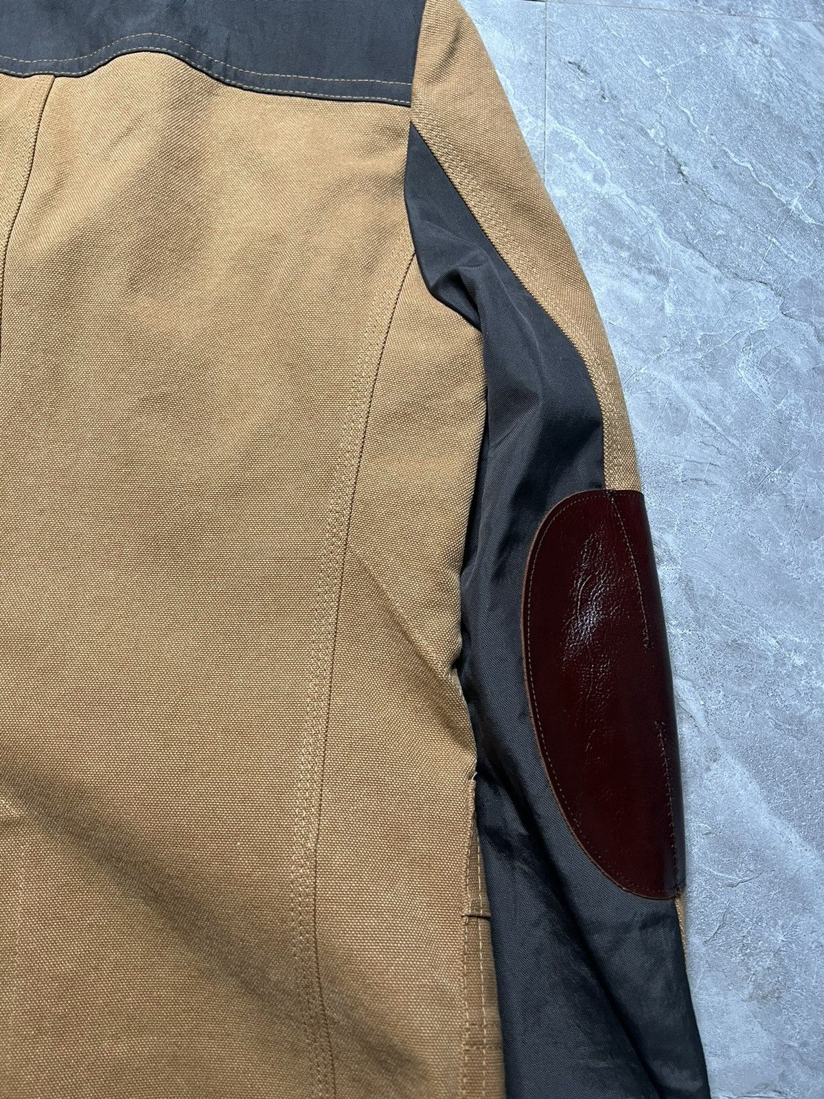 Junya Watanabe Junya Watanabe S/S 12 Heavy Canvas Cotton Patchwork Blazer Size US XS / EU 42 / 0 - 7 Thumbnail