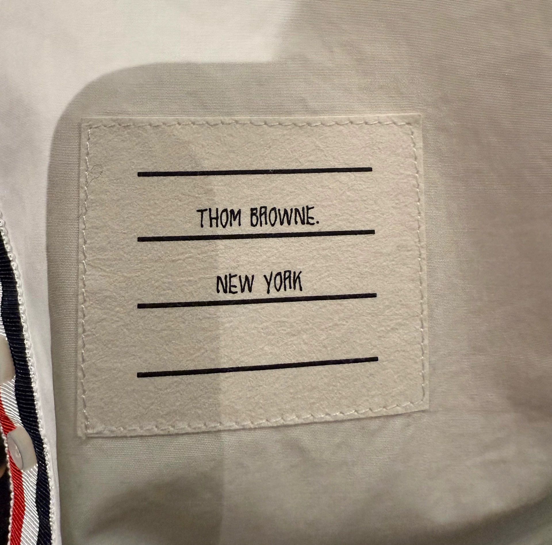 Thom Browne Thom Browne Women's Classic Tricolor White Poplin Shirt Size S / US 4 / IT 40 - 4 Thumbnail