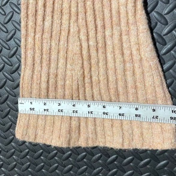 Vintage A New Day Womens Ribbed Flare Pants Tan Size Medium Knit Lounge Casual Beige 29 Cargo Size 29" - 6 Thumbnail