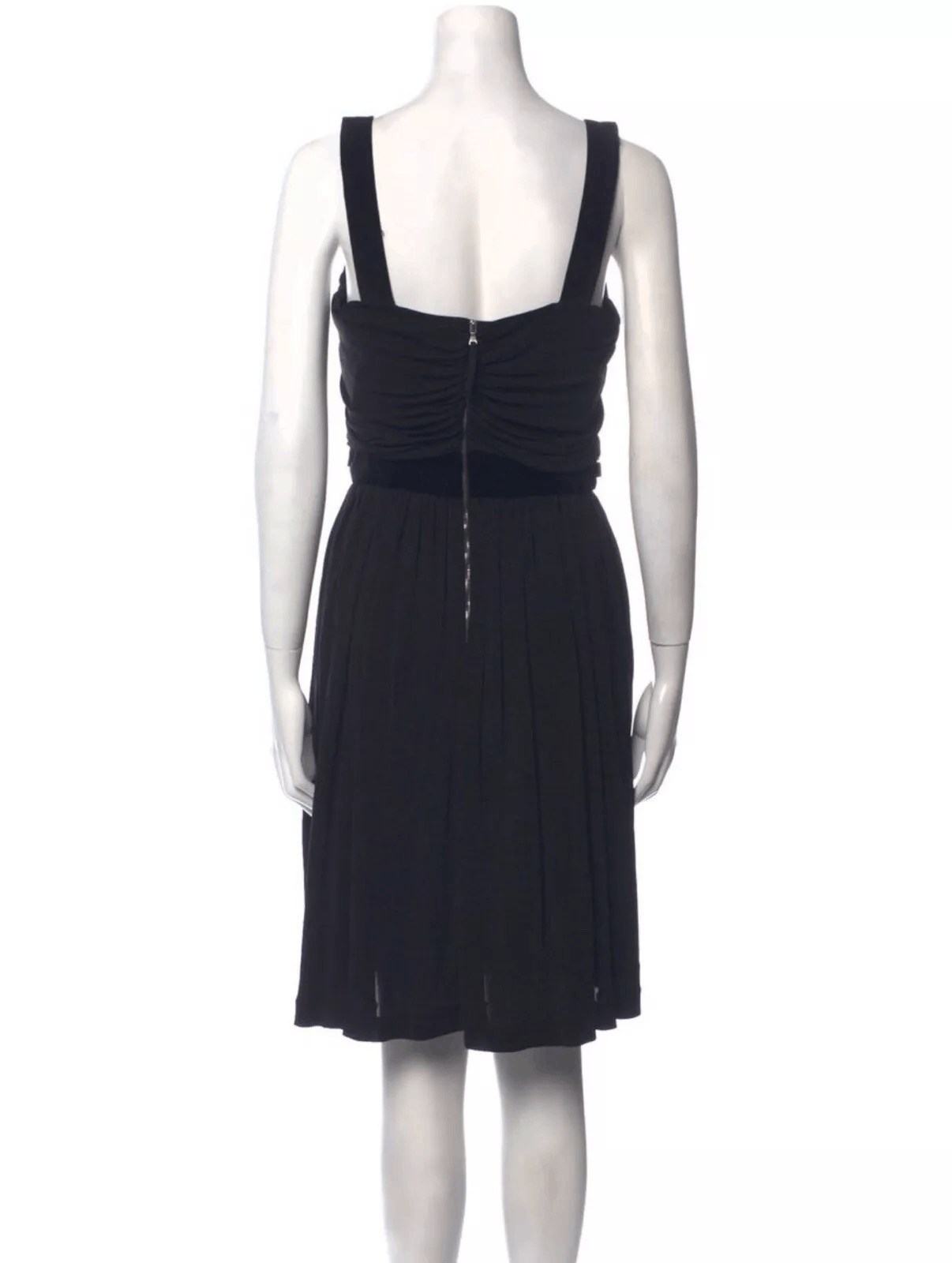 Dolce & Gabbana D&G Square Neckline Knee-Length Dress Size M US6 IT 42 Size M / US 6-8 / IT 42-44 - 2 Thumbnail
