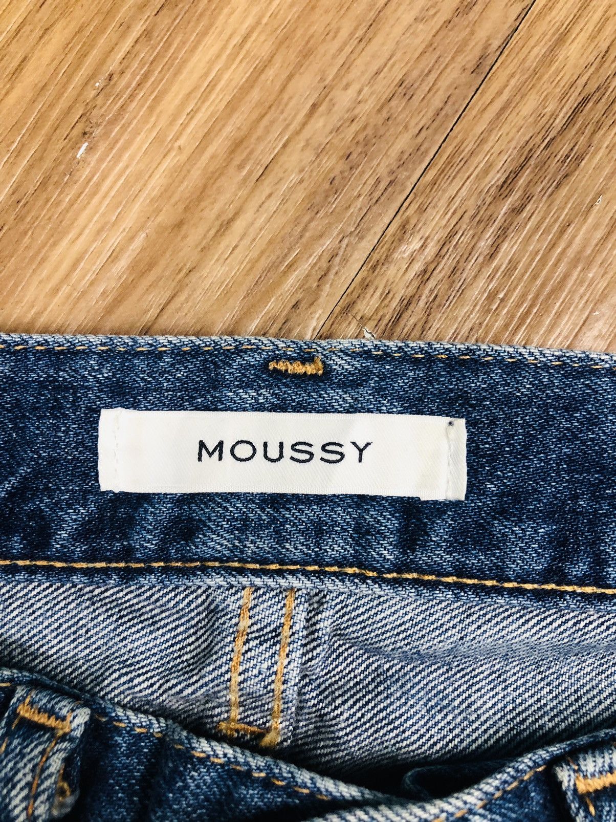 MOUSSY MOUSSY VINTAGE PATCHWORK DENIM (40) Size 25" / US 0 / IT 36 - 11 Thumbnail