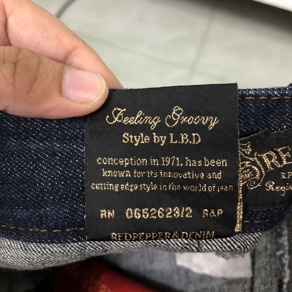 Japanese Brand 🔥Rare Punk Style Half Cut Denim Jeans Red Pepper Japan & Co Size US 26 / EU 42 - 18 Thumbnail