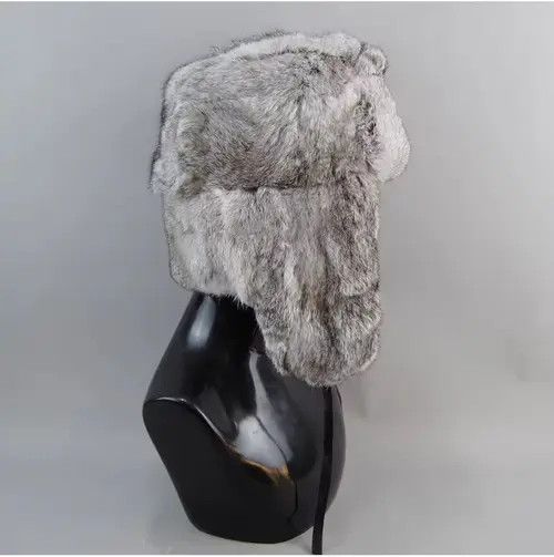 Other Warm Fur Bomber Hat With Earflaps Size ONE SIZE - 4 Thumbnail
