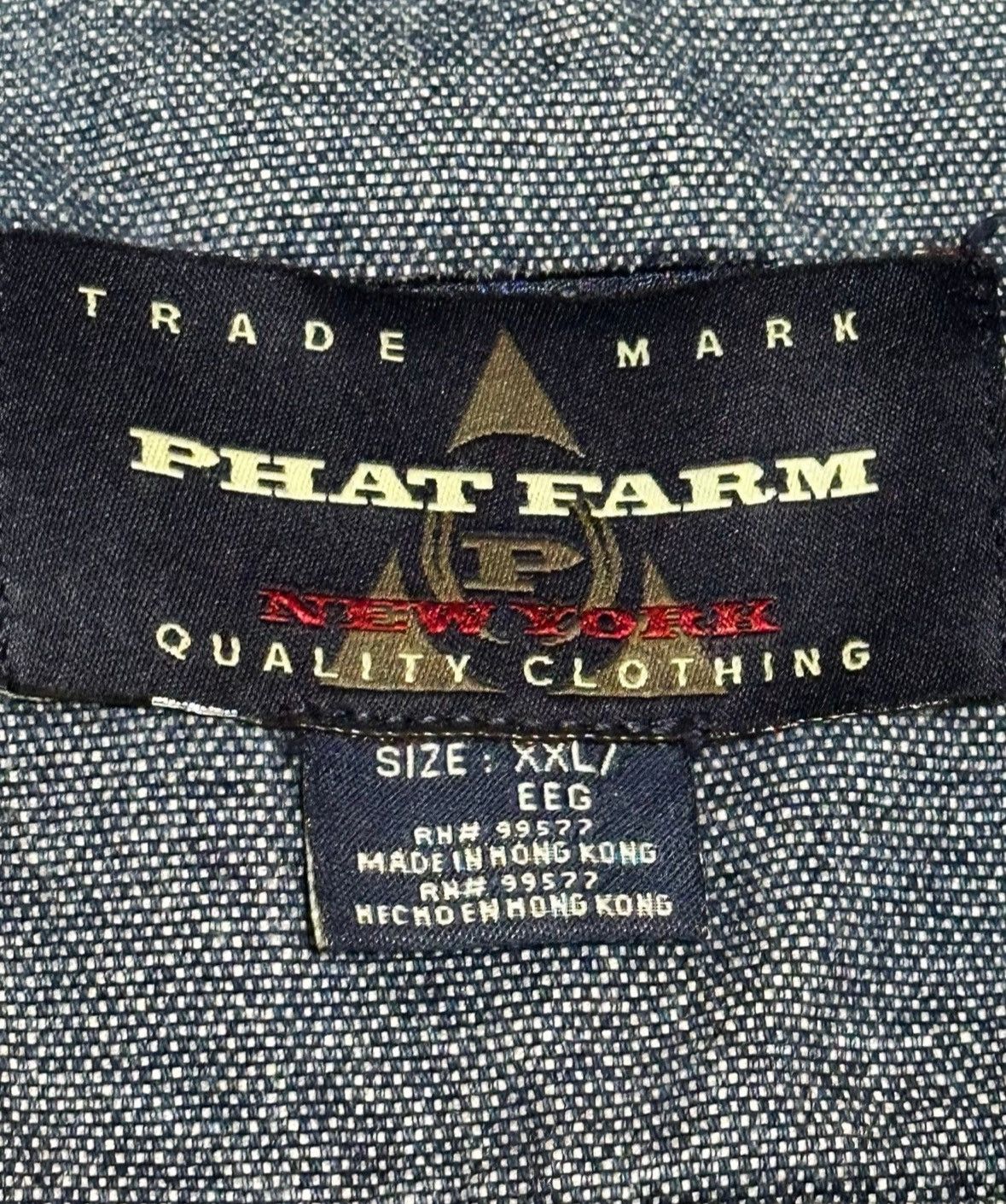 Phat Farm Phat Farm Denim Style Jean Jacket Size US XXL / EU 58 / 5 - 12 Thumbnail