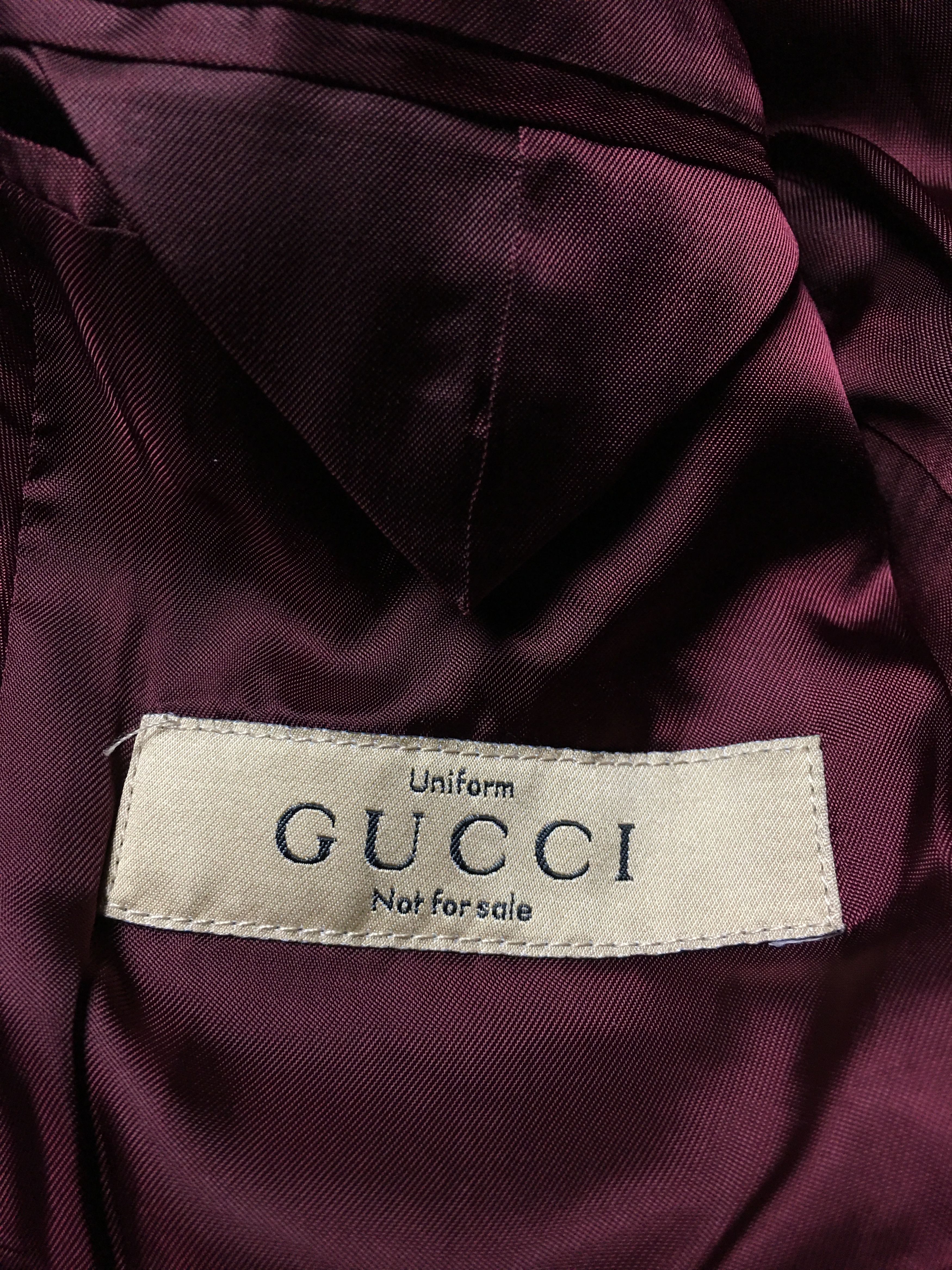 Gucci GUCCI Uniform Wool Mohair Jacket Blazer Black Size EU 38 Size S / US 4 / IT 40 - 11 Thumbnail