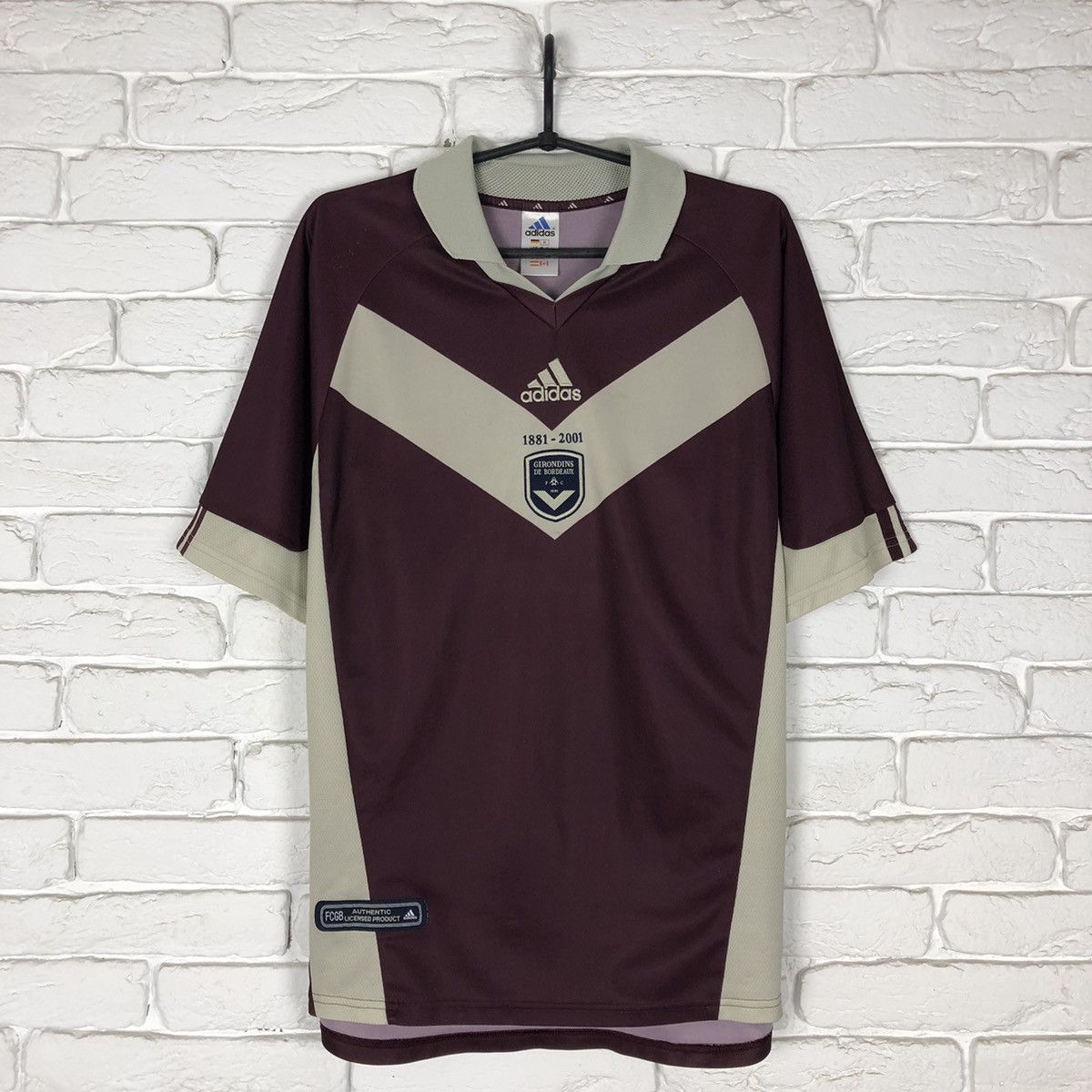 Adidas Girondins de Bordeaux 2001 cup jersey Size US L / EU 52-54 / 3 - 1 Thumbnail