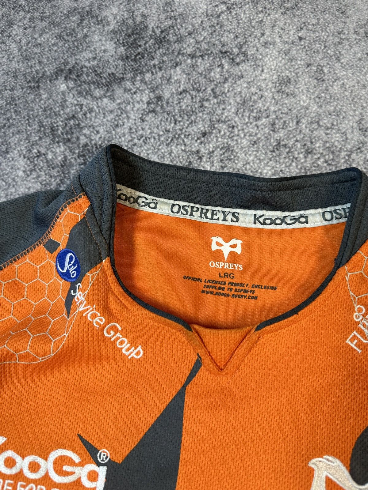 Vintage Vintage KooGa Ospreys 12 Davies Rugby Jersey Rare L Casual Size US L / EU 52-54 / 3 - 7 Thumbnail