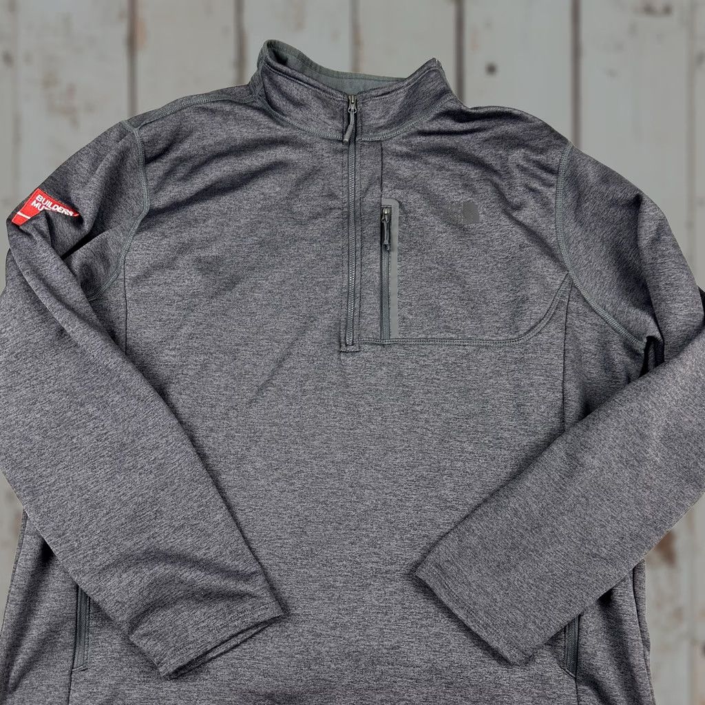 The North Face The North Face Sweater Men 2XL Gray 1/4 Zip Pullover Zip Pocket Outdoor Size US XXL / EU 58 / 5 - 1 Thumbnail