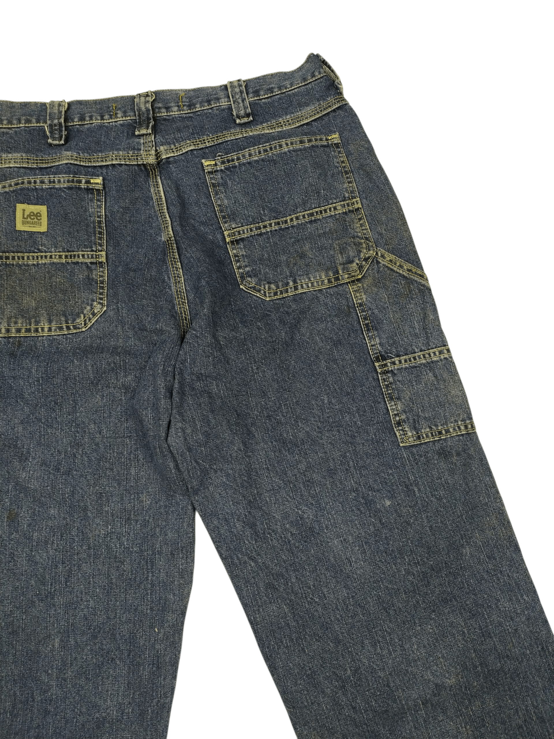 Lee Vintage Lee Dungarees Carpenter Double Knee Jeans Size US 34 / EU 50 - 15 Thumbnail