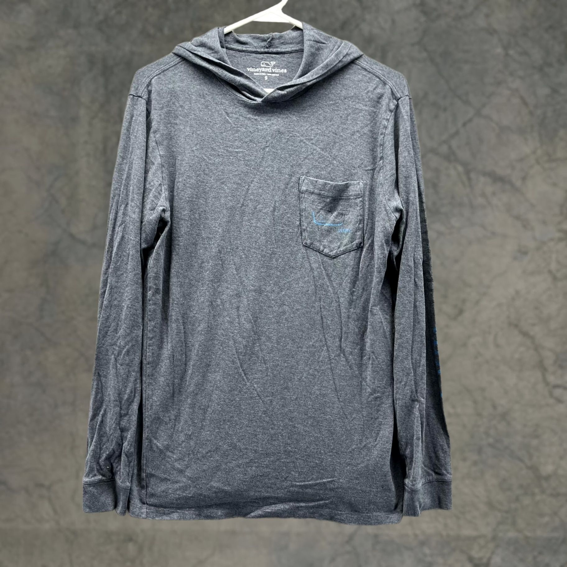 Vineyard Vines VINTAGE Vineyard Vines Hoodie Pullover Sweatshirt Men Small Adult Gray Size US S / EU 44-46 / 1 - 1 Thumbnail