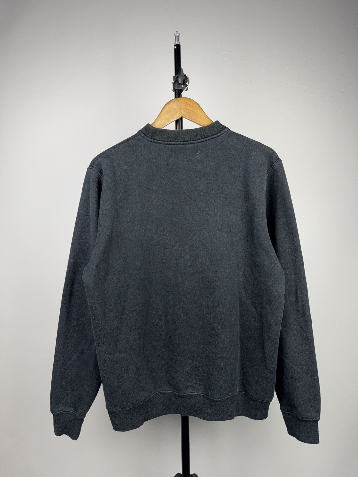 Kappa 90s Kappa Faded Black Big Logo Sweatshirt Vintage Style M Size US M / EU 48-50 / 2 - 9 Thumbnail