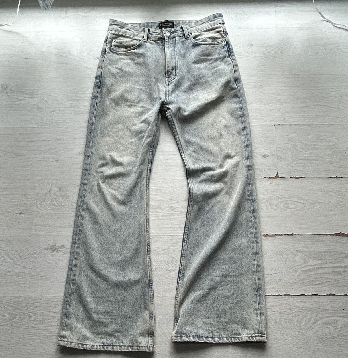Balenciaga Flared Denim | Grailed
