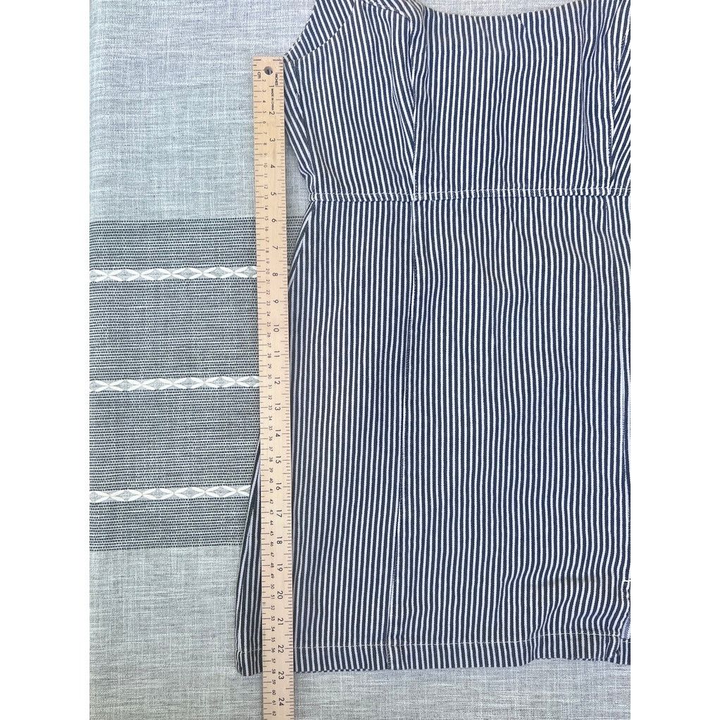 Bdg BDG Urban Outfitters Sleevless Tank Dress M Striped Denim Size M / US 6-8 / IT 42-44 - 10 Thumbnail