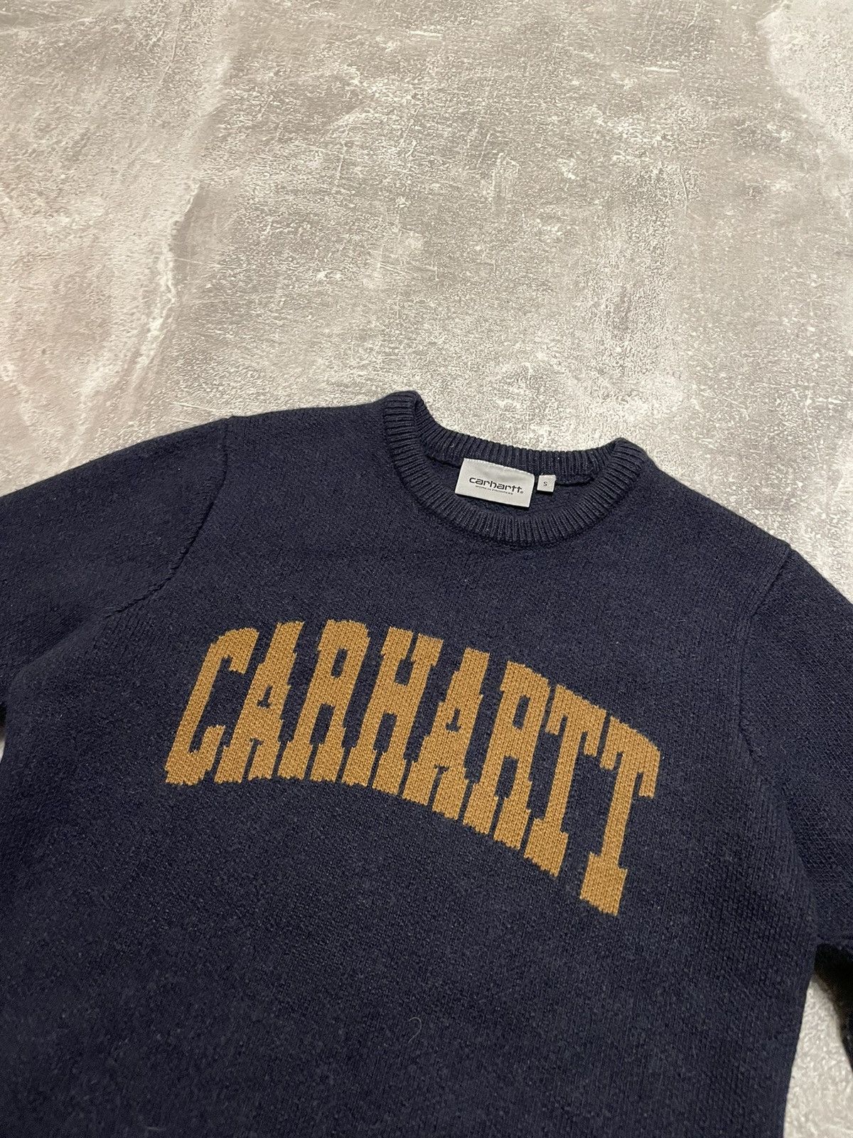 Carhartt Vintage Carhartt University Script Lambswool Sweater Size US S / EU 44-46 / 1 - 2 Thumbnail