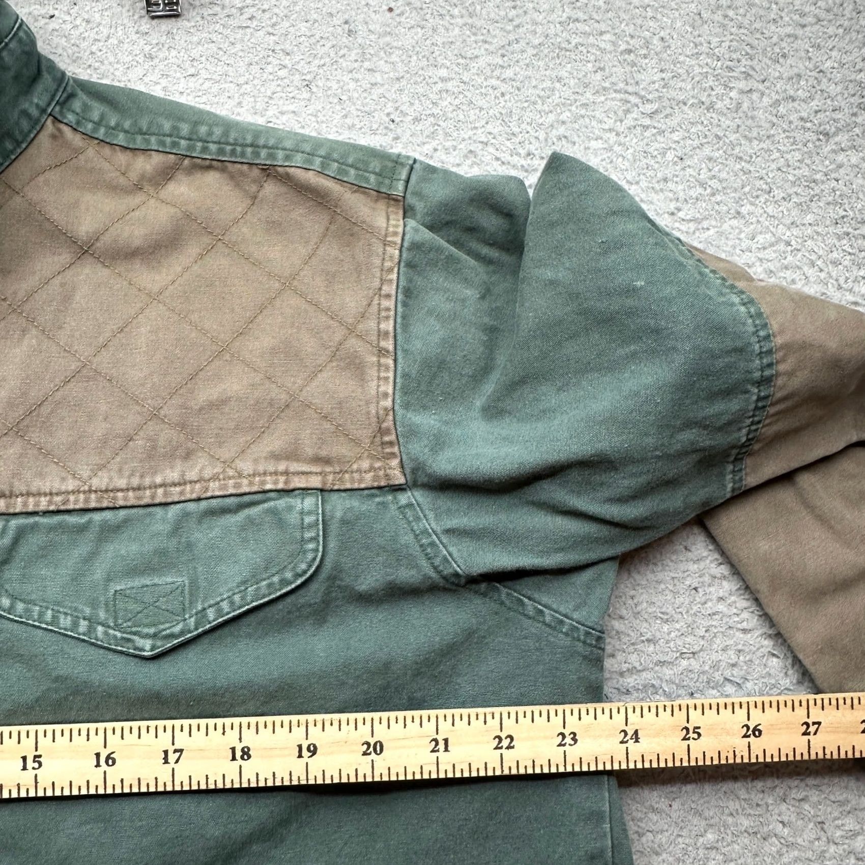 Vintage VINTAGE Cabela's Shirt Men Large Green Button-Up Long Sleeve Canvas Shooting Hunting Casual Workwear Size US L / EU 52-54 / 3 - 5 Thumbnail
