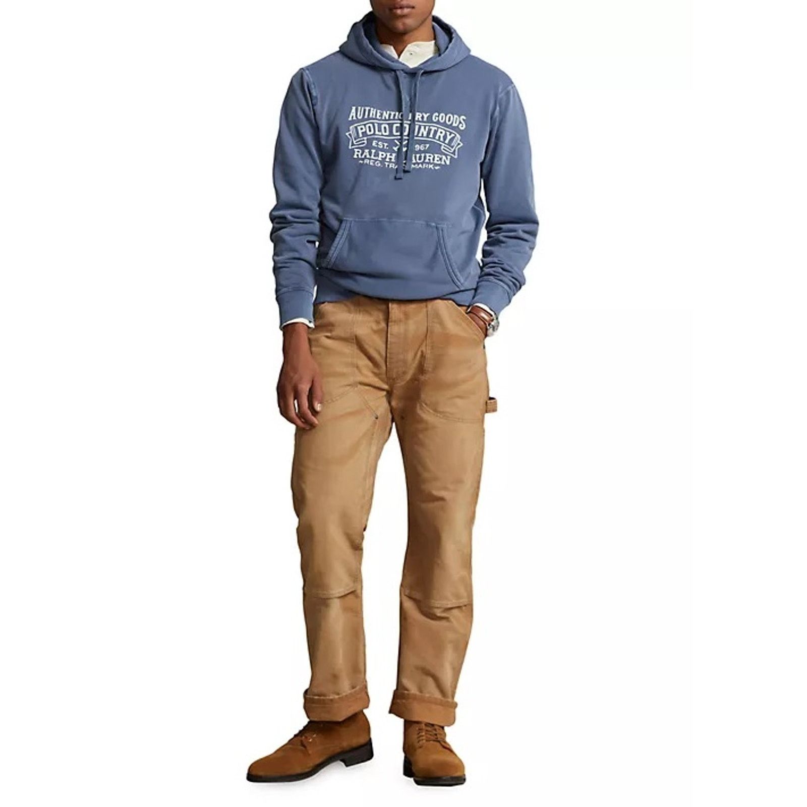 Polo Ralph Lauren Polo Ralph Lauren Men's Old Royal Cotton Hoodie Size 2XLT Size US XXL / EU 58 / 5 - 2 Thumbnail