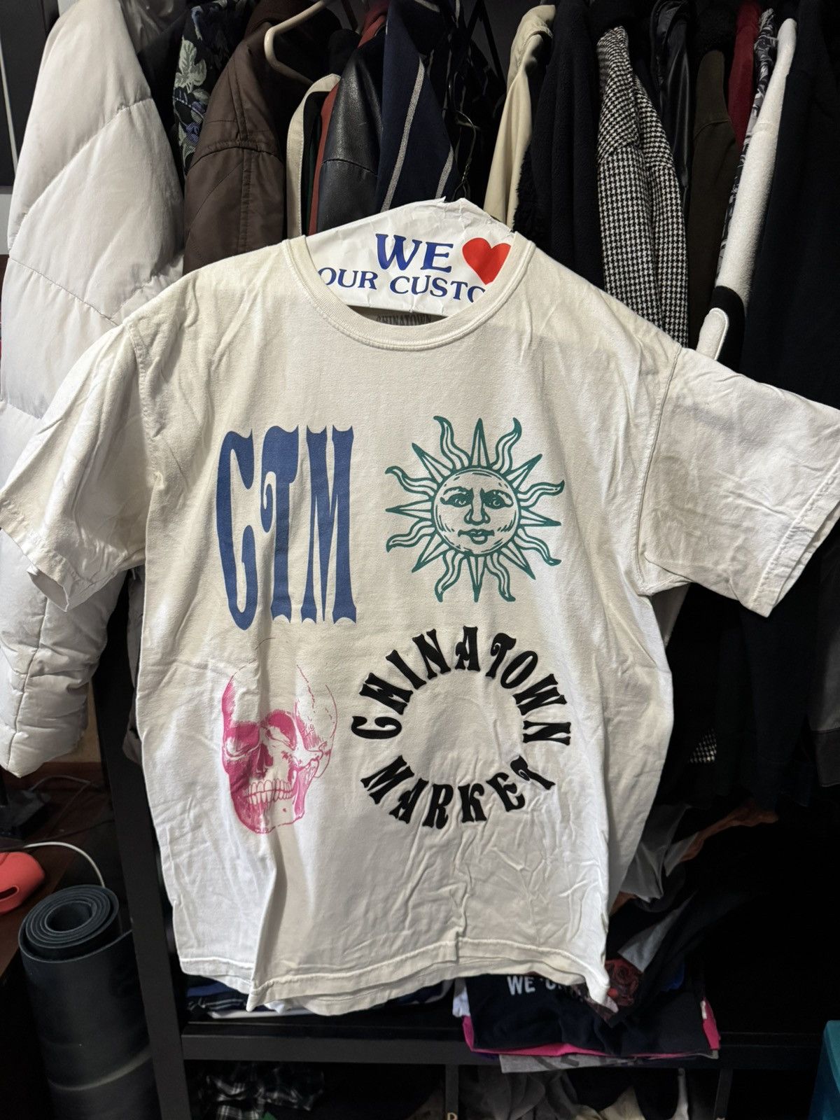 Market chinatown market symbol tee Size US L / EU 52-54 / 3 - 1 Thumbnail