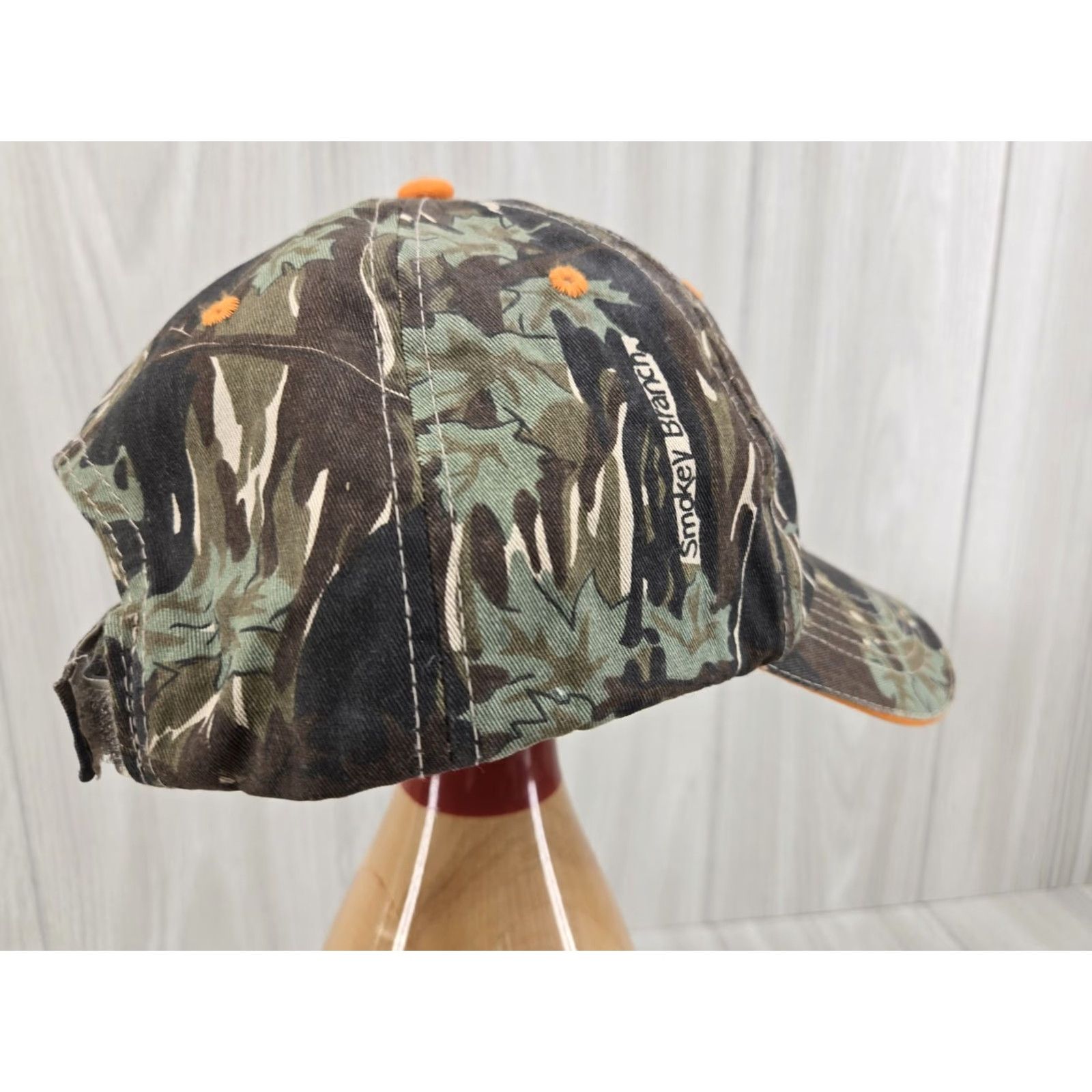 Logo 7 Hit Wear Moldino Mitsubishi Hitachi Hat Men Tool Smokey Branch Camo White Logo Adjustable Trucker Hat Men One Size Camouflage Casual Workwear Size ONE SIZE - 6 Thumbnail