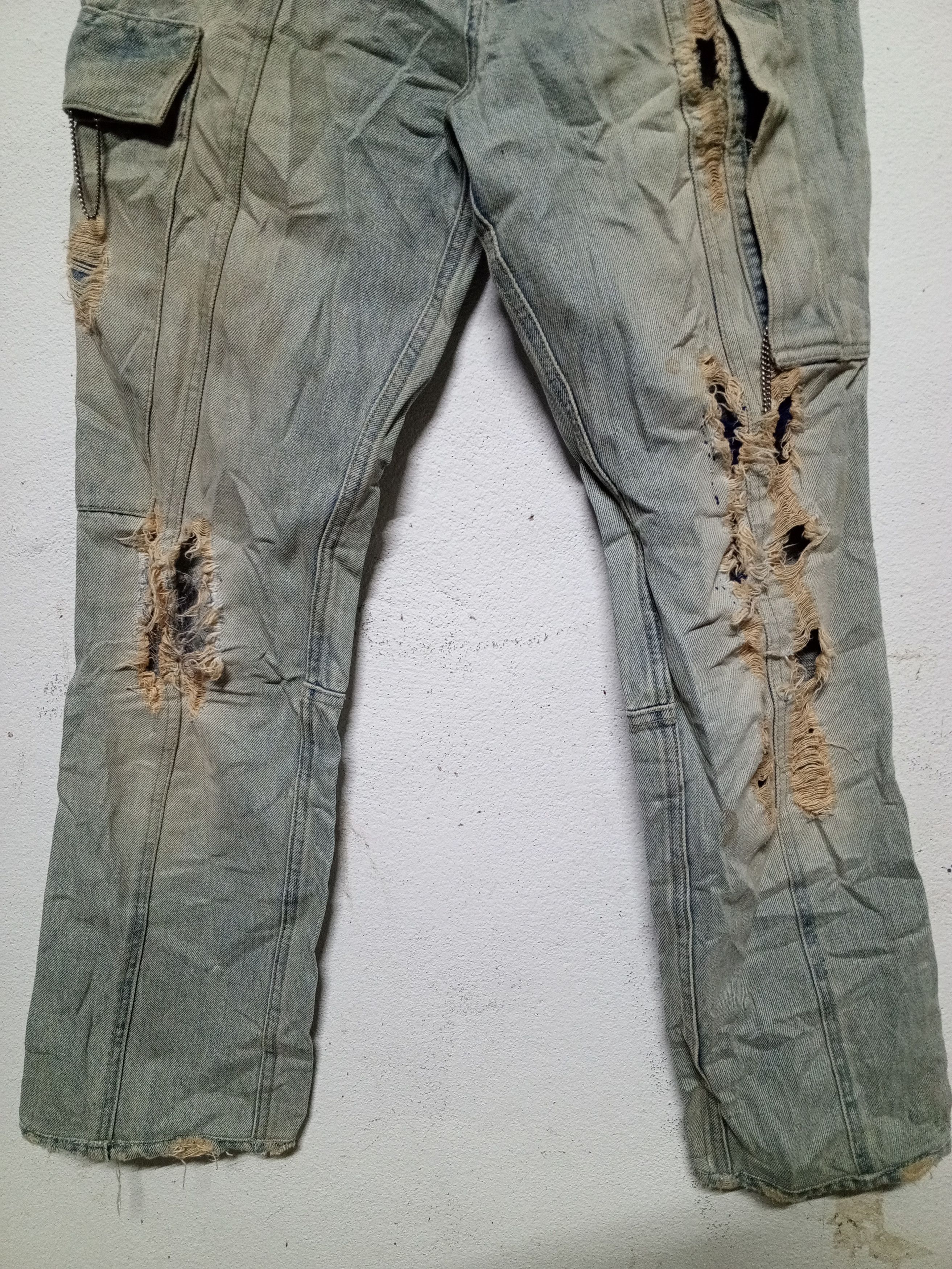 If Six Was Nine × Japanese Brand × Le Grande Bleu (L.G.B.) Ossa mondo japanese denim multipocket distressed archived Size 32" / US 10 / IT 46 - 5 Thumbnail