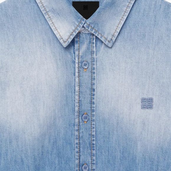 Givenchy Givenchy Denim Shirt – Light Blue - NEW WITH TAGS Size US S / EU 44-46 / 1 - 12 Thumbnail