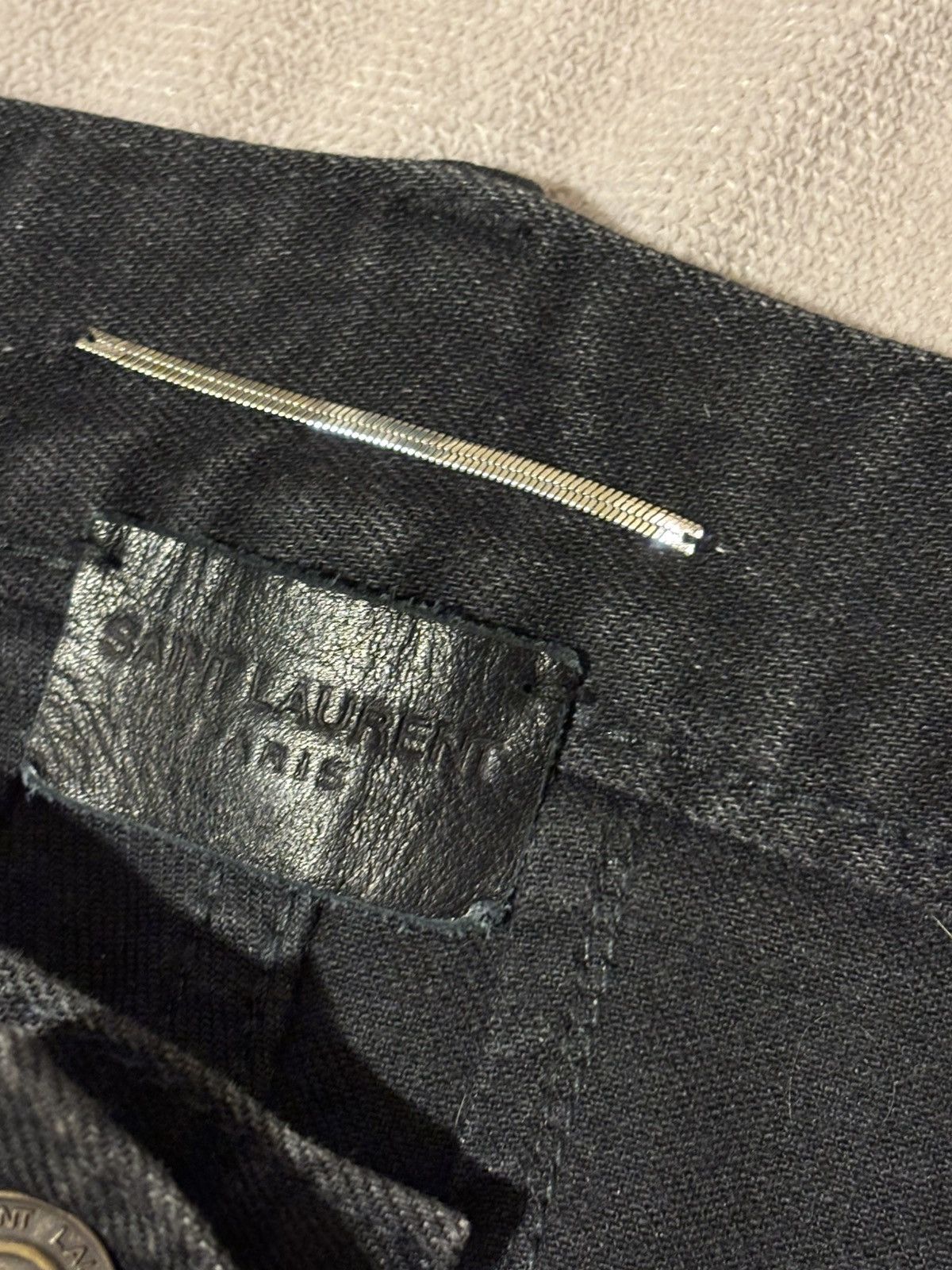 Saint Laurent Paris Aw14 slp knifecut denim Size US 27 - 5 Thumbnail