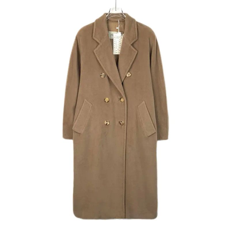 Max Mara MaxMara Brown Wool Women's Overcoat 0089 Size S / US 4 / IT 40 - 1 Thumbnail