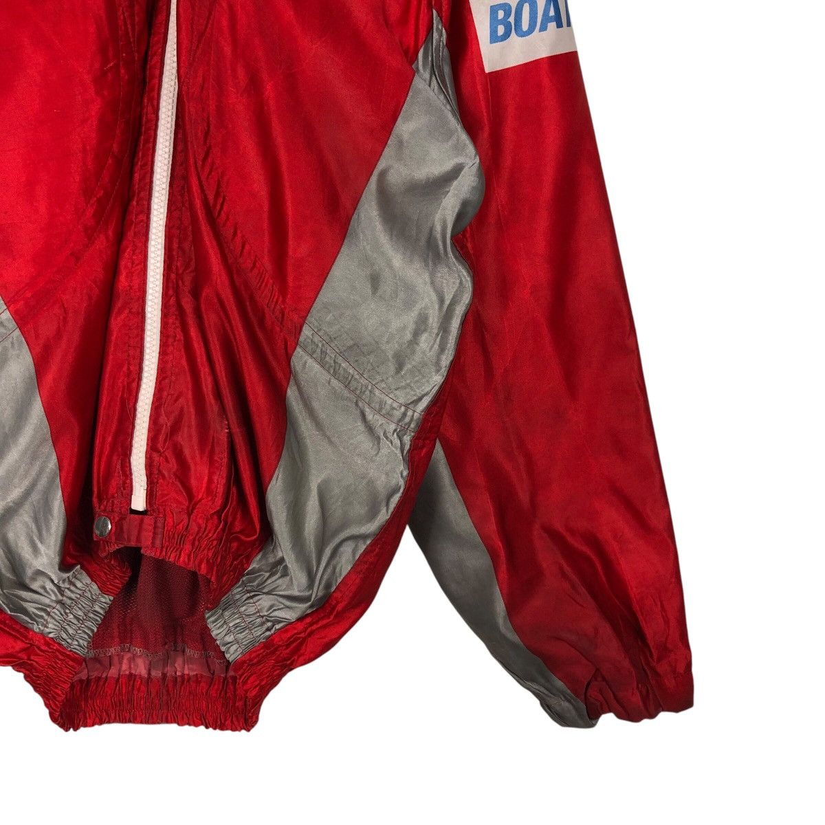 Japanese Brand × Vintage 📌Vintage Bomber Jacket Boat Race Big Logo Rich Red Size US M / EU 48-50 / 2 - 7 Thumbnail