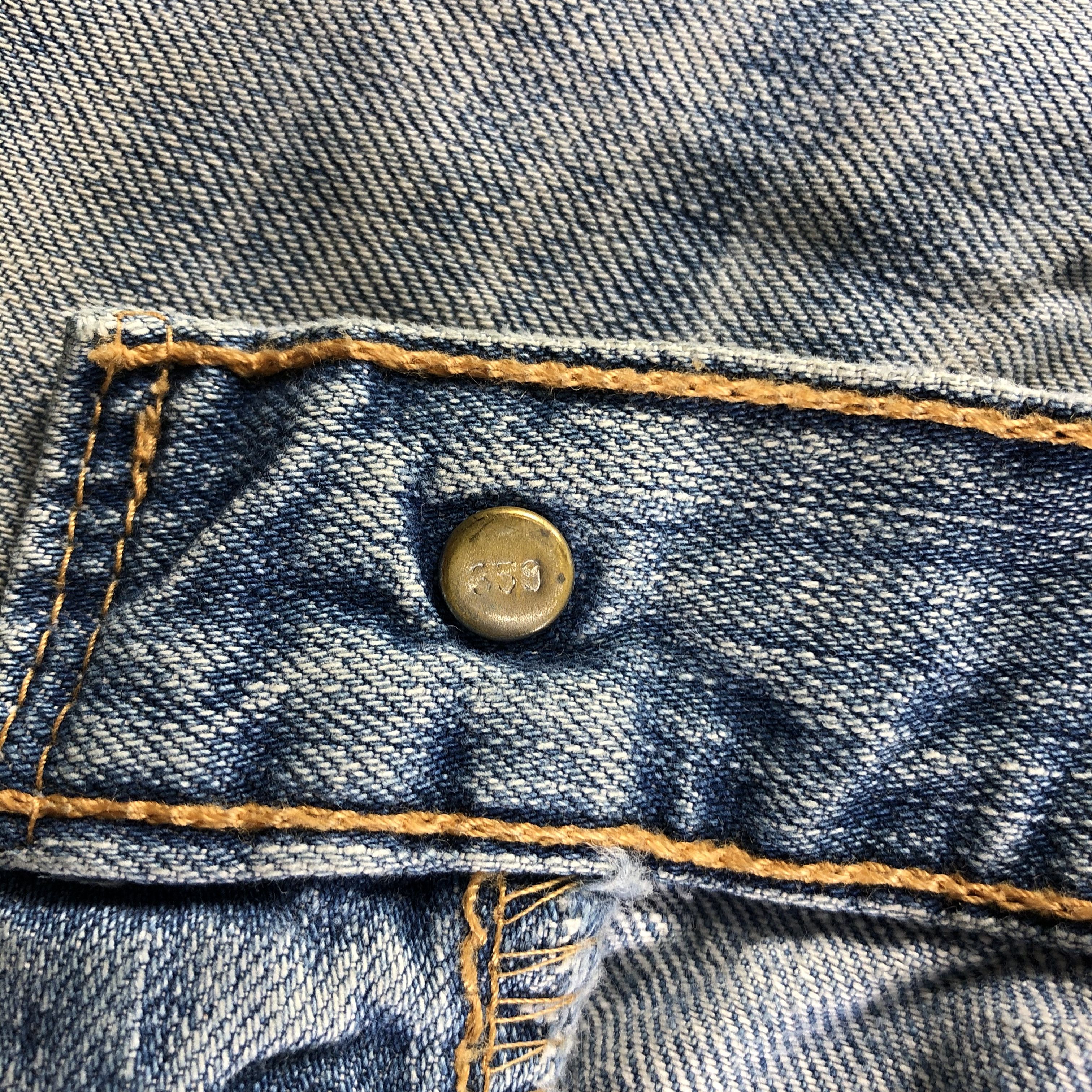 Levi's Vintage Levis 501 Jeans Dirty Ripped Denim KJ2501 Size US 31 - 9 Thumbnail