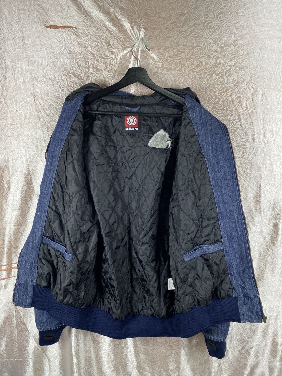 Element Vintage Element Denim Jacket Quilted Lining Skateboarding Size US L / EU 52-54 / 3 - 16 Thumbnail