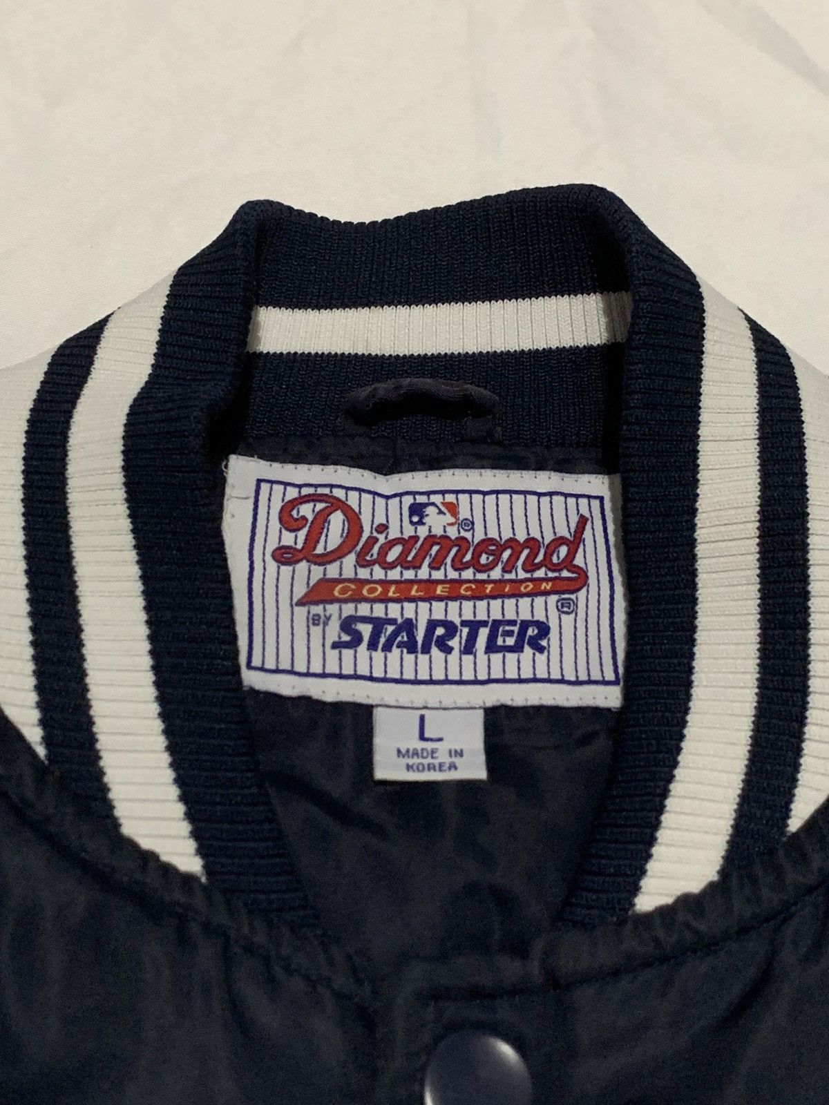 Starter × Vintage Vintage 90's New York Yankees Diamond Collection Satin Size US L / EU 52-54 / 3 - 7 Thumbnail
