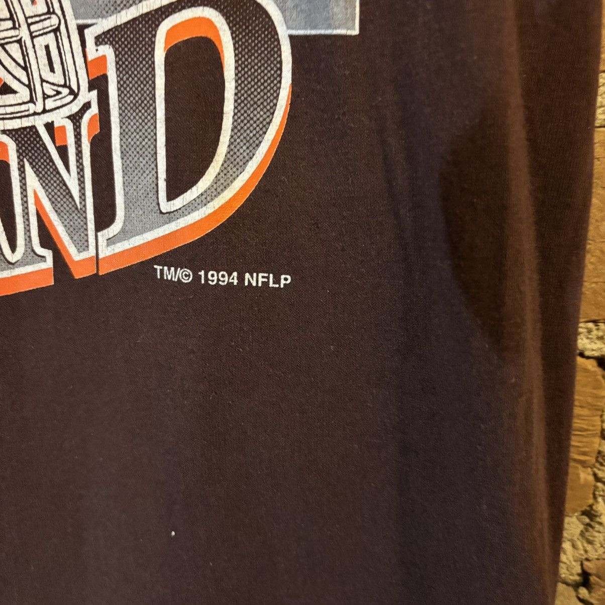 NFL × Vintage $60 Vintage 1994 Cleveland Browns Big Print Tshirt Size US M / EU 48-50 / 2 - 3 Thumbnail