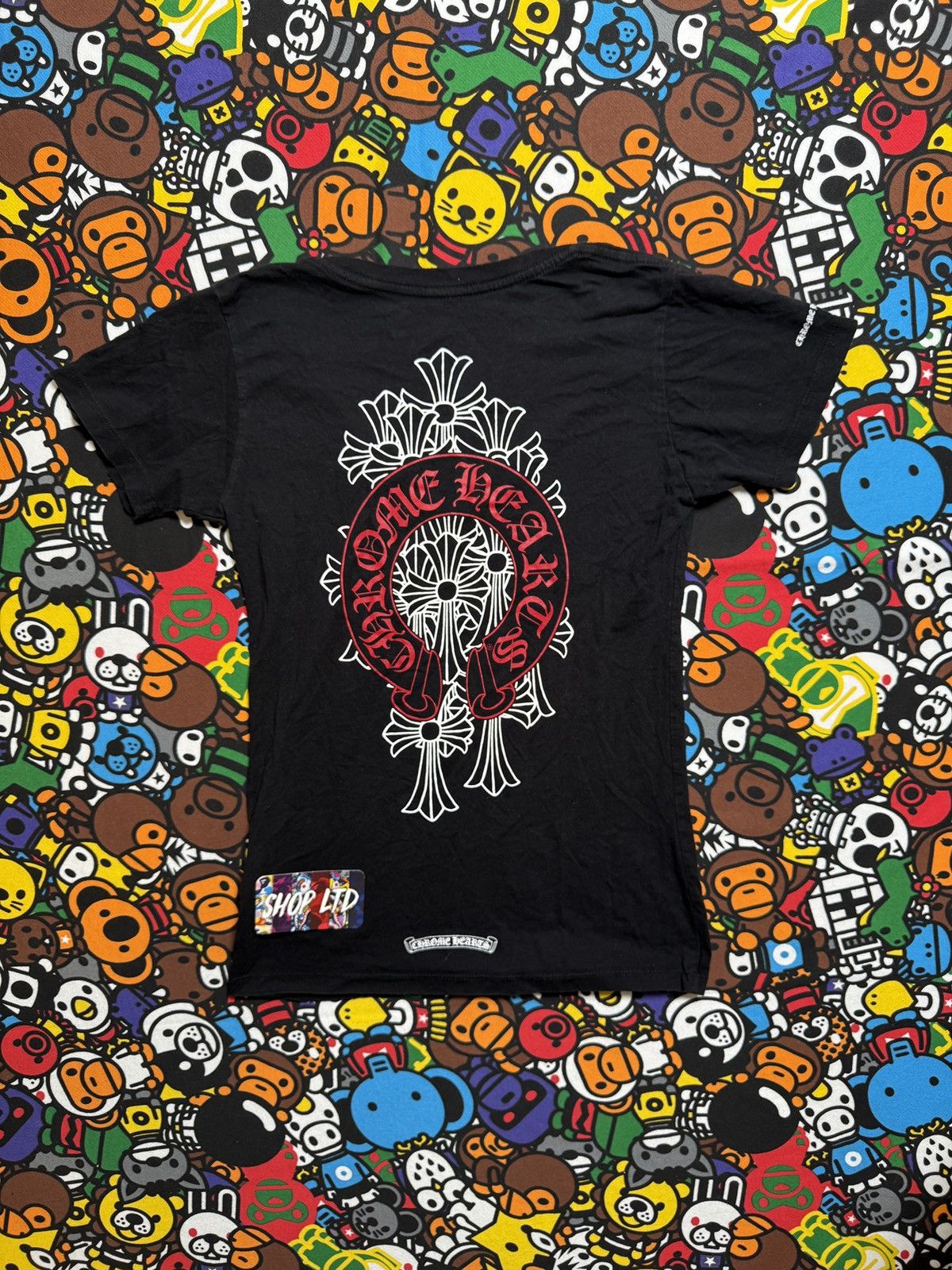 Chrome Hearts Chrome Hearts Womens Multi Cemetery Logo Tee Size M / US 6-8 / IT 42-44 - 1 Thumbnail
