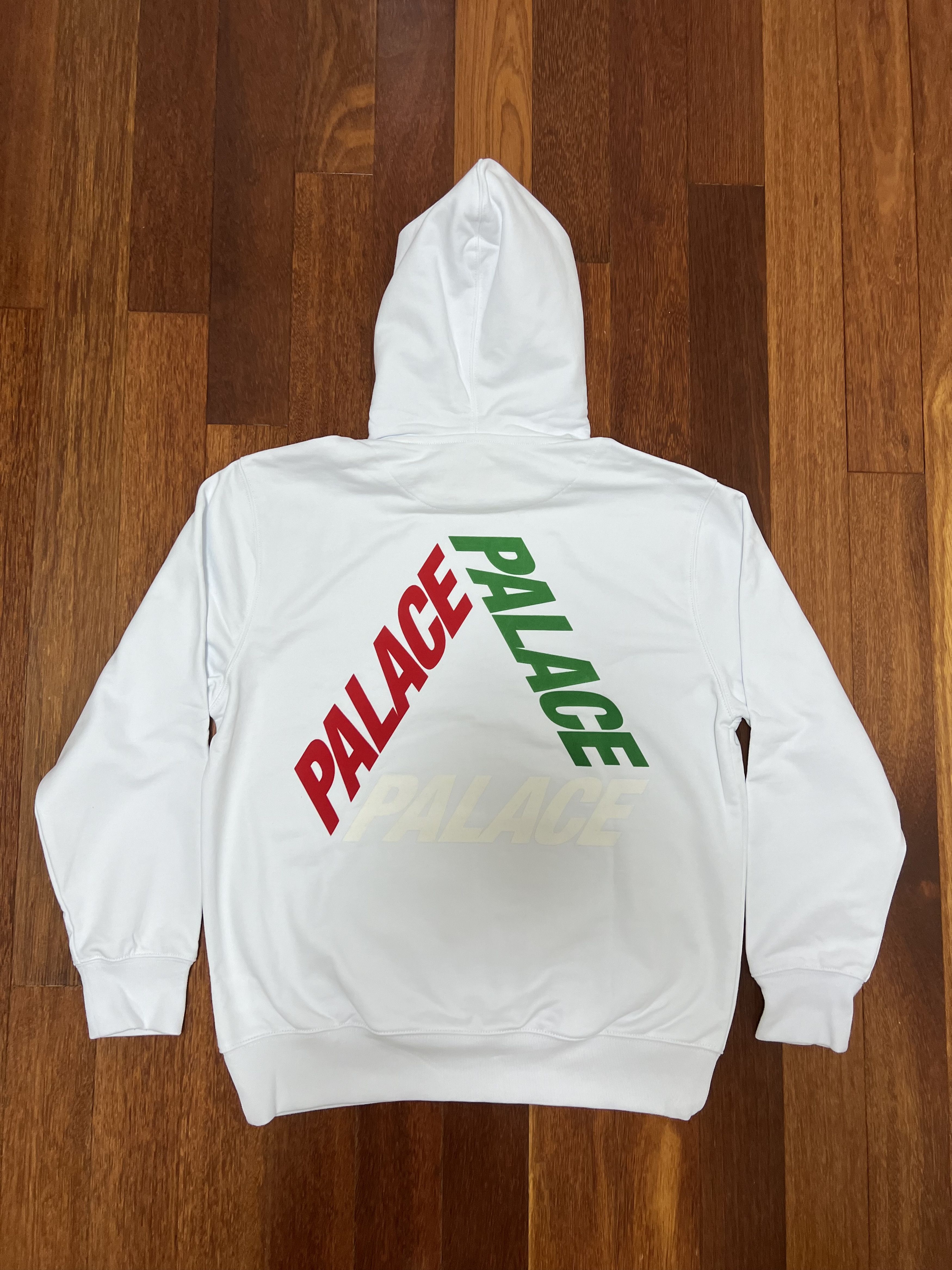 Palace 💚 2019 Palace Flocka P3 Hoodie White Large NEW Size US L / EU 52-54 / 3 - 3 Thumbnail