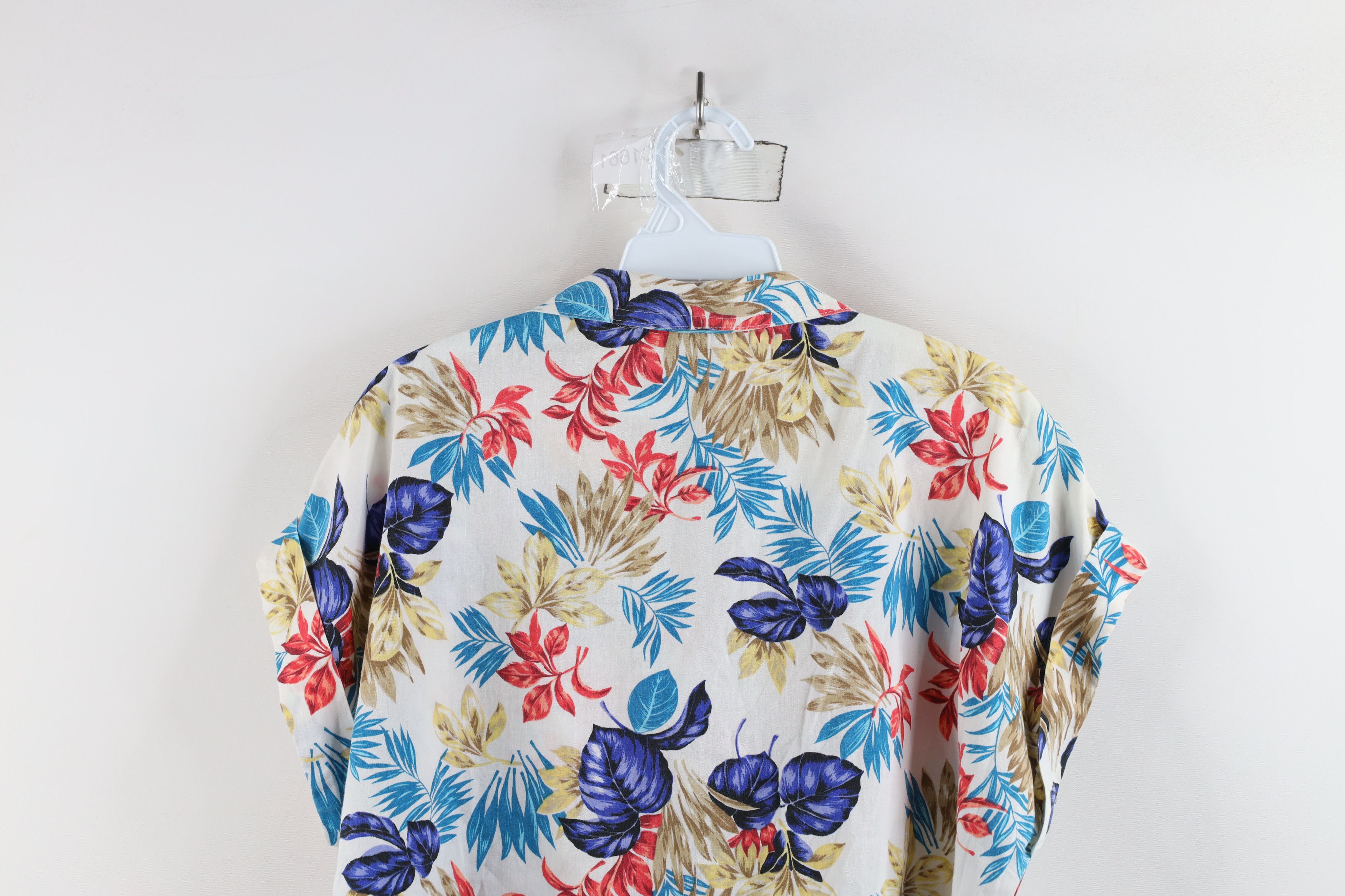 Vintage Vintage 80s 90s Streetwear Cuffed Hawaiian Button Shirt USA Size XL / US 12-14 / IT 48-50 - 8 Thumbnail
